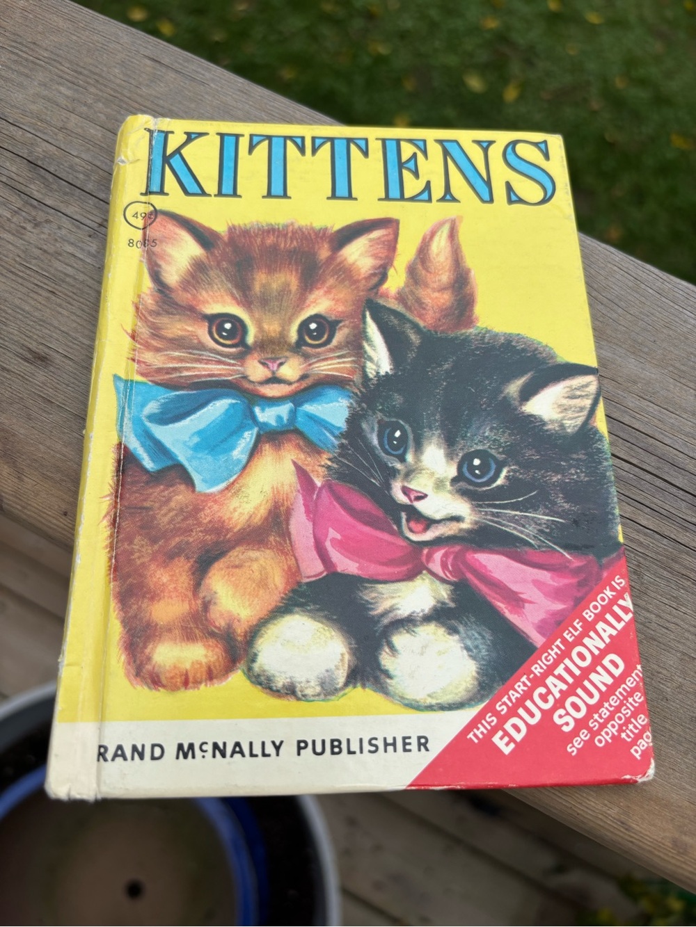 Vintage 1950s Rand McNally "Kittens" Start-Right Elf Book
